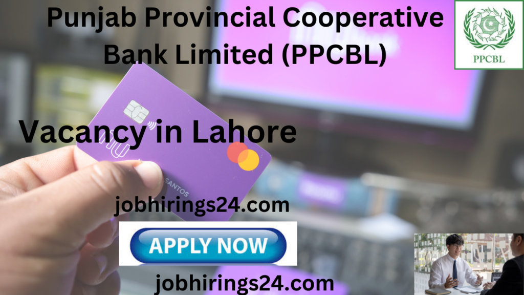 Vacancy in Lahore